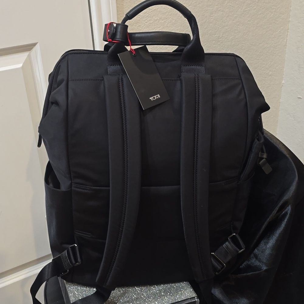 Tumi Irma Framed Backpack- Black - Picture 12 of 13